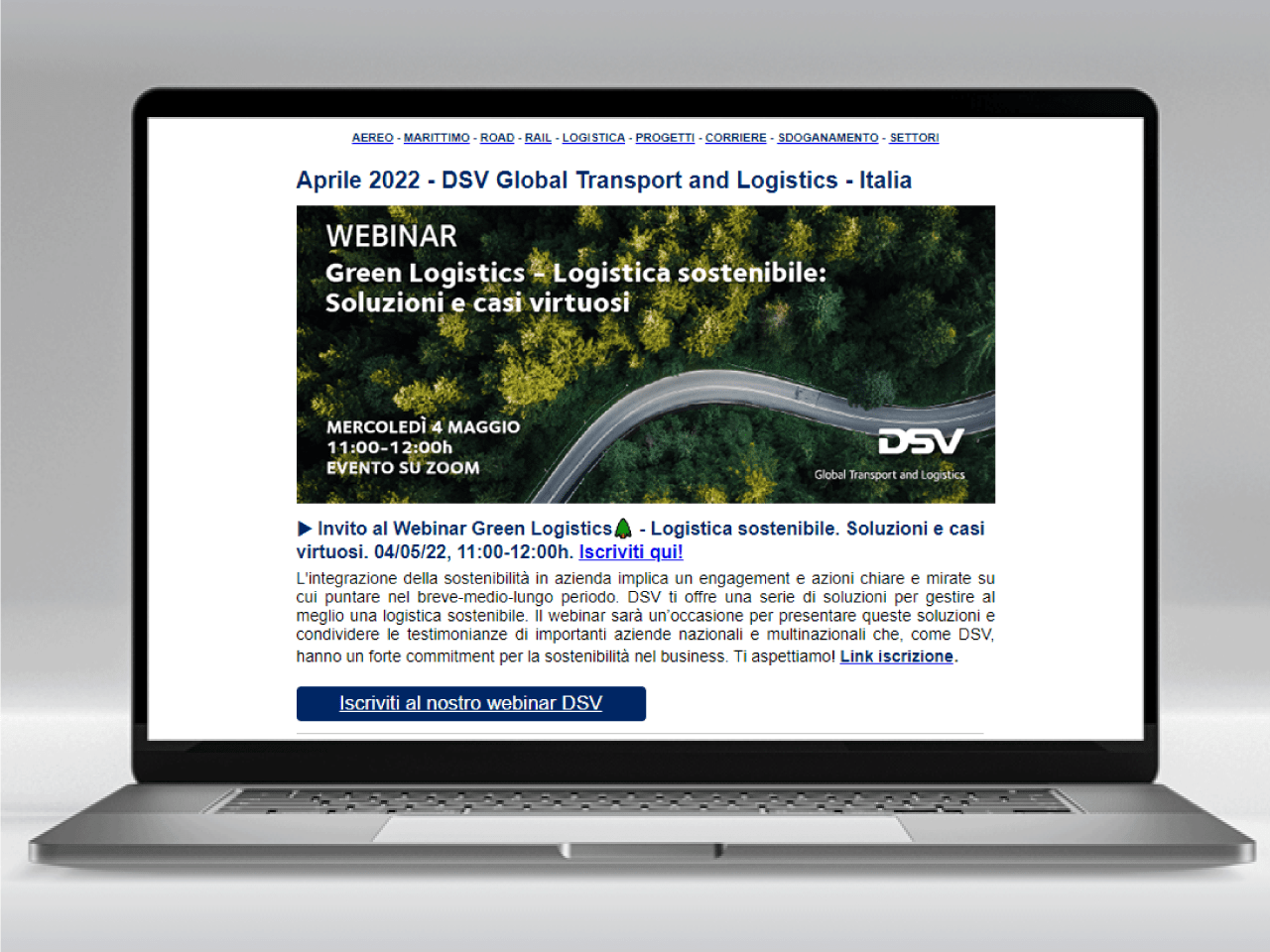 iscrizione newsletter dsv